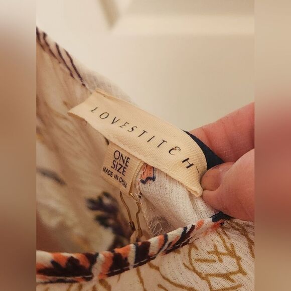 NWT Lovestitch One Size Slvless Floral Print Up/ Down Women's Maxi Dress - Picture 11 of 14